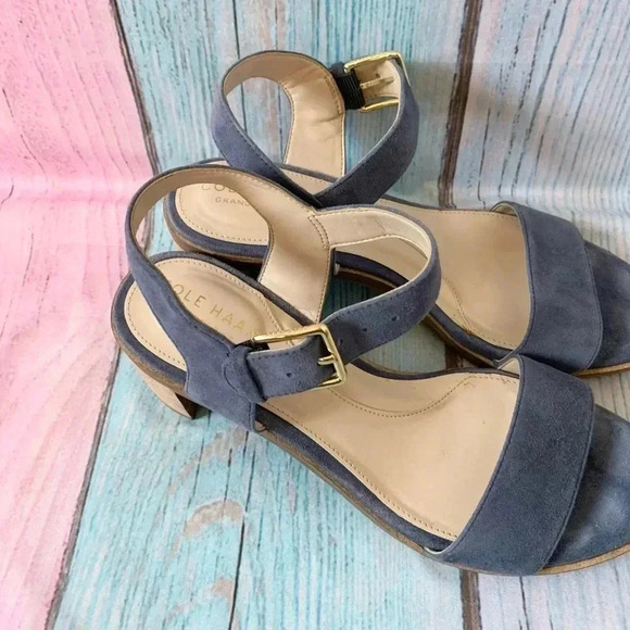 Cole Haan strappy sandals block heel - Picture 4 of 12